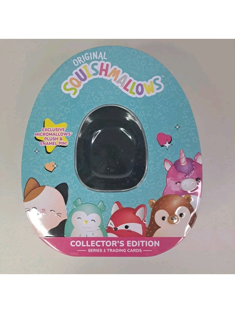 Squishmallows Series 1 Empty Collector's Tin Trading Card Squishmallow